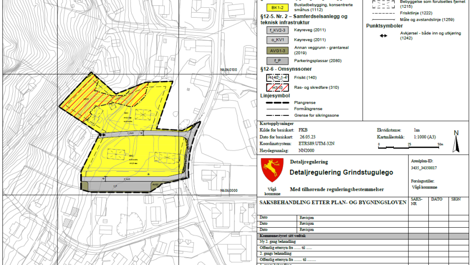 Lenke til artikkel: Detaljreguleringsplan for Grindstugulego – godkjent