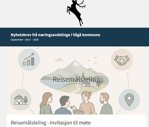 Lenke til artikkel: Nytt nyheitsbrev frå næringsavdelinga