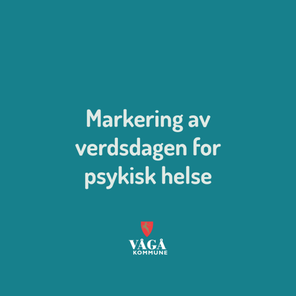 Lenke til artikkel: Markering av Verdsdagen for psykisk helse