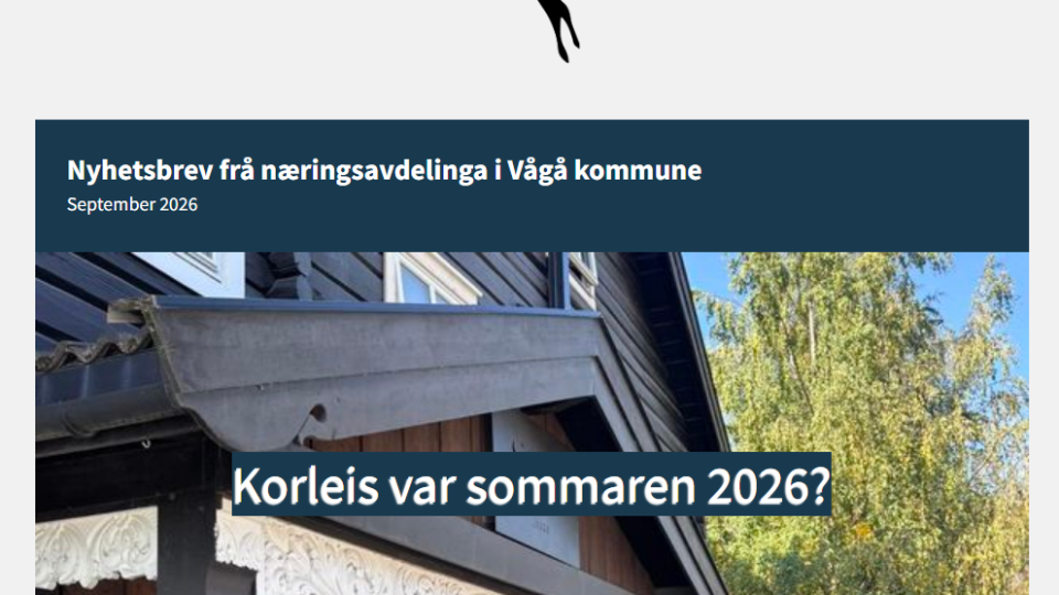 Lenke til artikkel: Er du klar for det nye nyheitsbrevet frå næringsavdelinga?